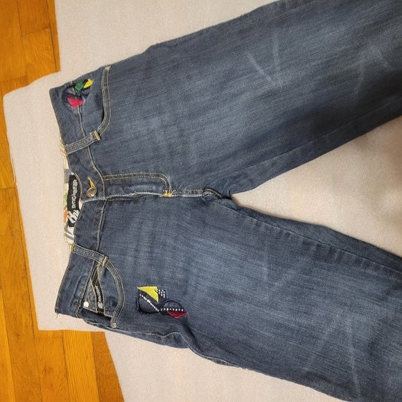 Womens Rocawear dark wash straight leg Jeans Size 9 - Picture 5 of 13